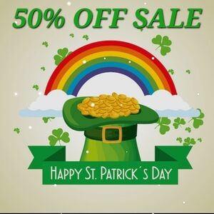 St. Patrick's Day Sale 50% Off Entire Closet